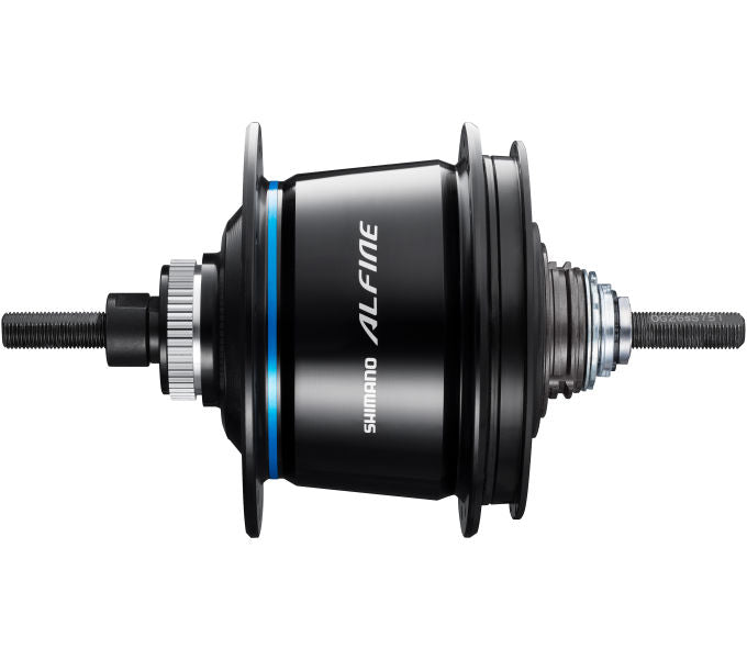 Shimano versnellingsnaaf 8 speed alfine di2 sg-s7051 voor schijfrem - 36 gaats - zwart