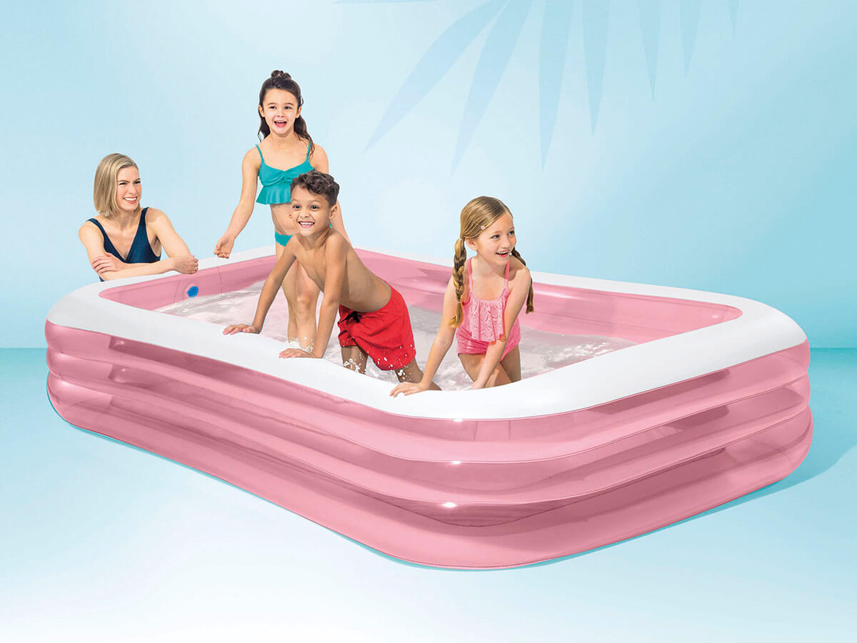 Intex Opblaasbaar zwembad Family Pool roze