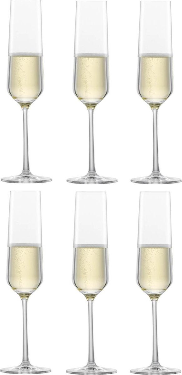 Zwiesel glas belfesta champagneflûte met mp 7 - 0.215 ltr - set van 6