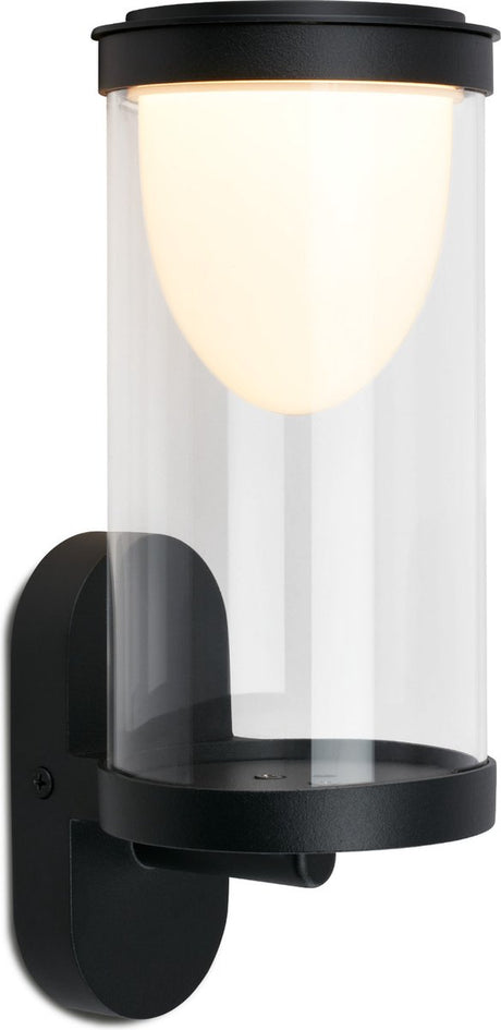 Briloner - wandlamp buiten - buitenlamp met verwisselbare batterij - zwart - buitenverlichting - 24 x 12 x 10 cm - zwart