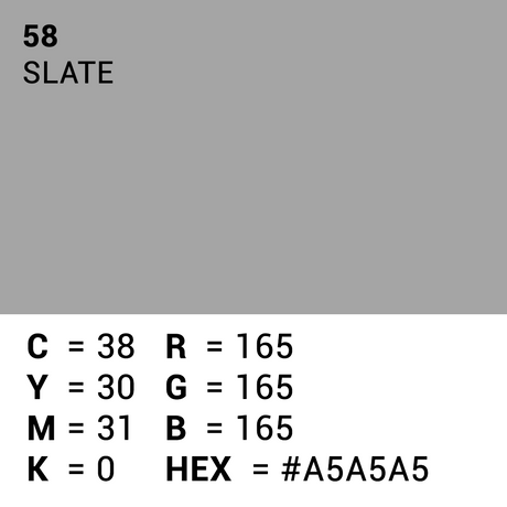 Superior achtergrondpapier 58 slate grey 1,35 x 11m