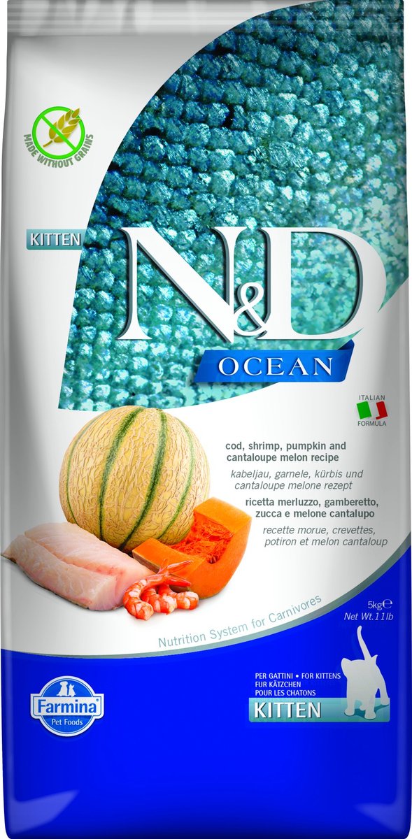 Farmina n d ocean kitten - cod - 5 kg
