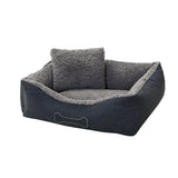 Sun garden luxe hondenmand lucky + kussen 80x70x20cm grijs