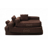 Sun garden pallina orthopedisch hondenkussen 80x60x25 cm bruin
