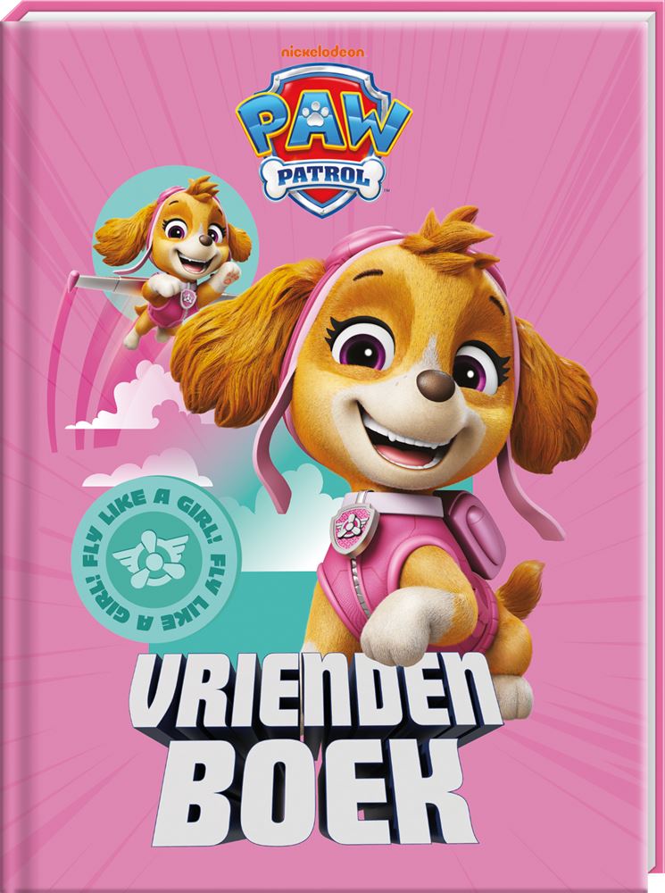 Vriendenboek - paw patrol girl pups 6+