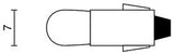 Bosma Lamp 6V 1.2W BA7S