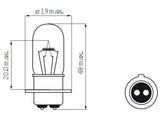 Bosma Lamp 12V-25 25W PX15D