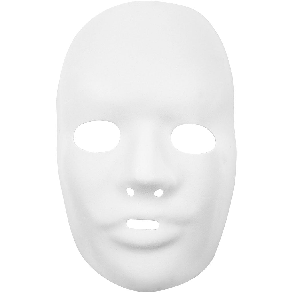Http: www.cchobby.nl masker-h-24-cm-b-15-5-cm-wit-12-stuk-1-doos