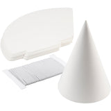 Creotime https: www.cchobby.nl kegel-h-23-cm-d-16-5-cm-230-gr-wit-50-stuk-1-doos
