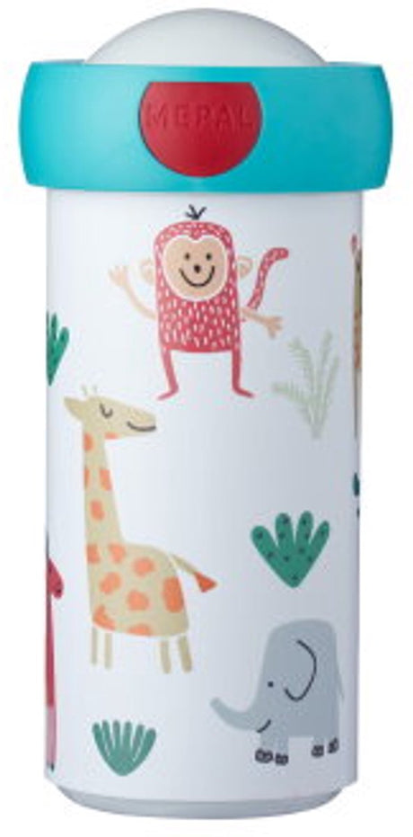 Mepal schoolbeker campus - 300 ml - sluit goed af - drinkbeker voor kinderen - animal friends