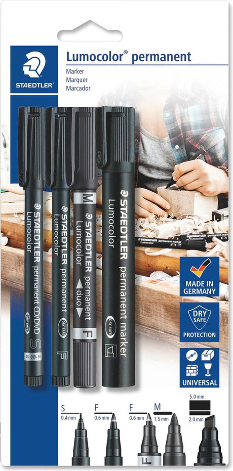 Staedtler lumocolor permanent marker set