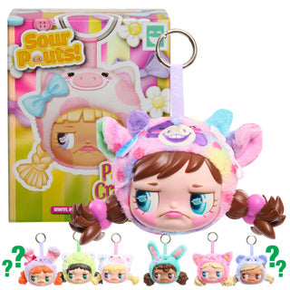 Just play happy haul sour pouts vinyl plush blind box | 8 stuks