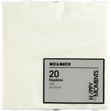 Https: www.cchobby.nl servetten-afm-33x33-cm-wit-20-stuk-1-doos