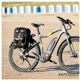 Basil Miles Daypack - sportieve fietstas - unisex - zwart lime