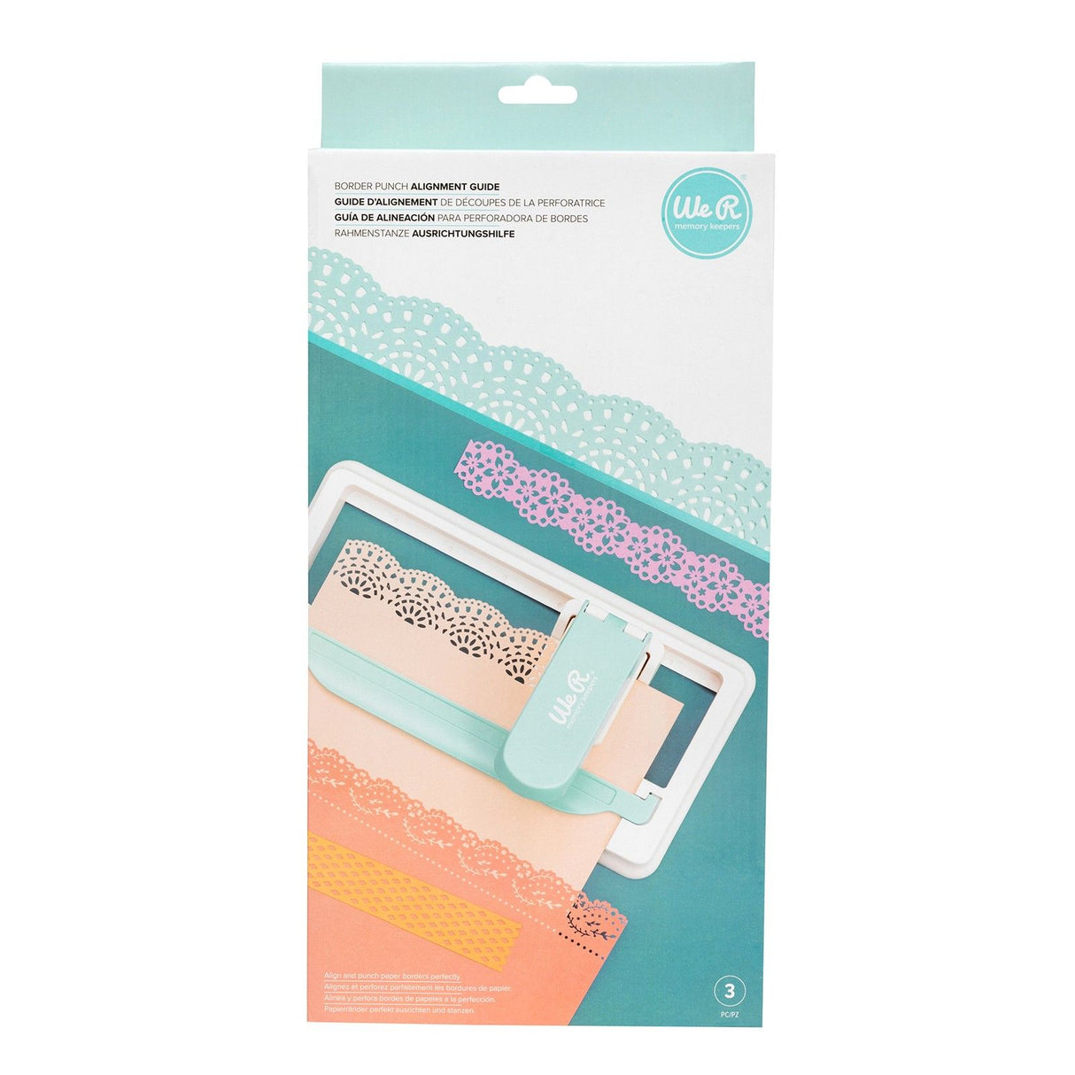 We r makers • edge punch alignment guide mosaic border cartridge