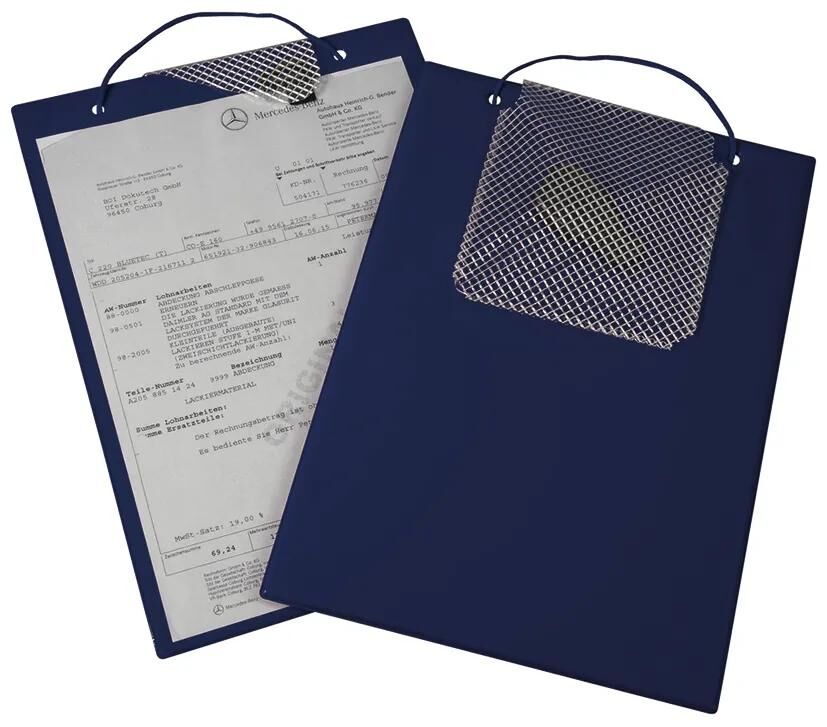 Eichner werktas plus order folder blue din a 4 standard