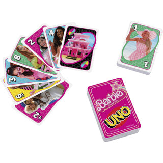 Spel uno barbie | 8 stuks