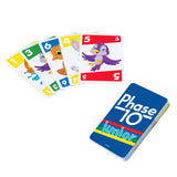Mattel games spel phase 10 junior - kaartspel | 2 stuks