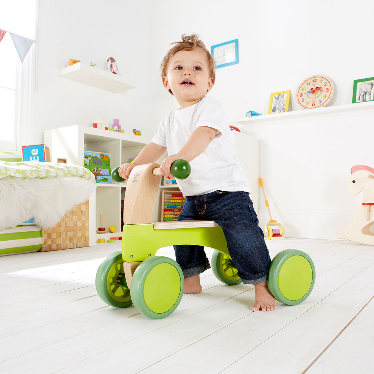 Hape Scoot-Around Junior Groen