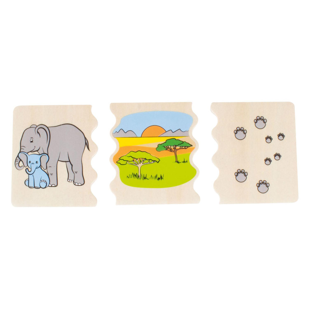 Beleduc cognito dierenmanieren herkennen houten kinderspel