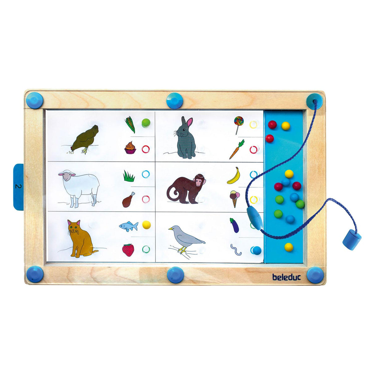 Beleduc logiplay houten magneetspel