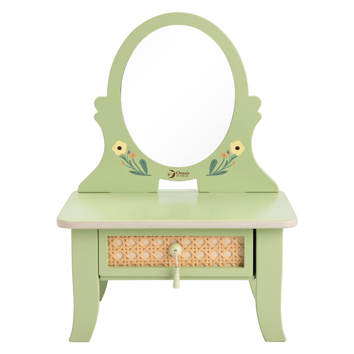 Classic world houten vintage kaptafelset