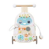 Classic world houten baby loopwagen - educatief speelgoed multicolor.