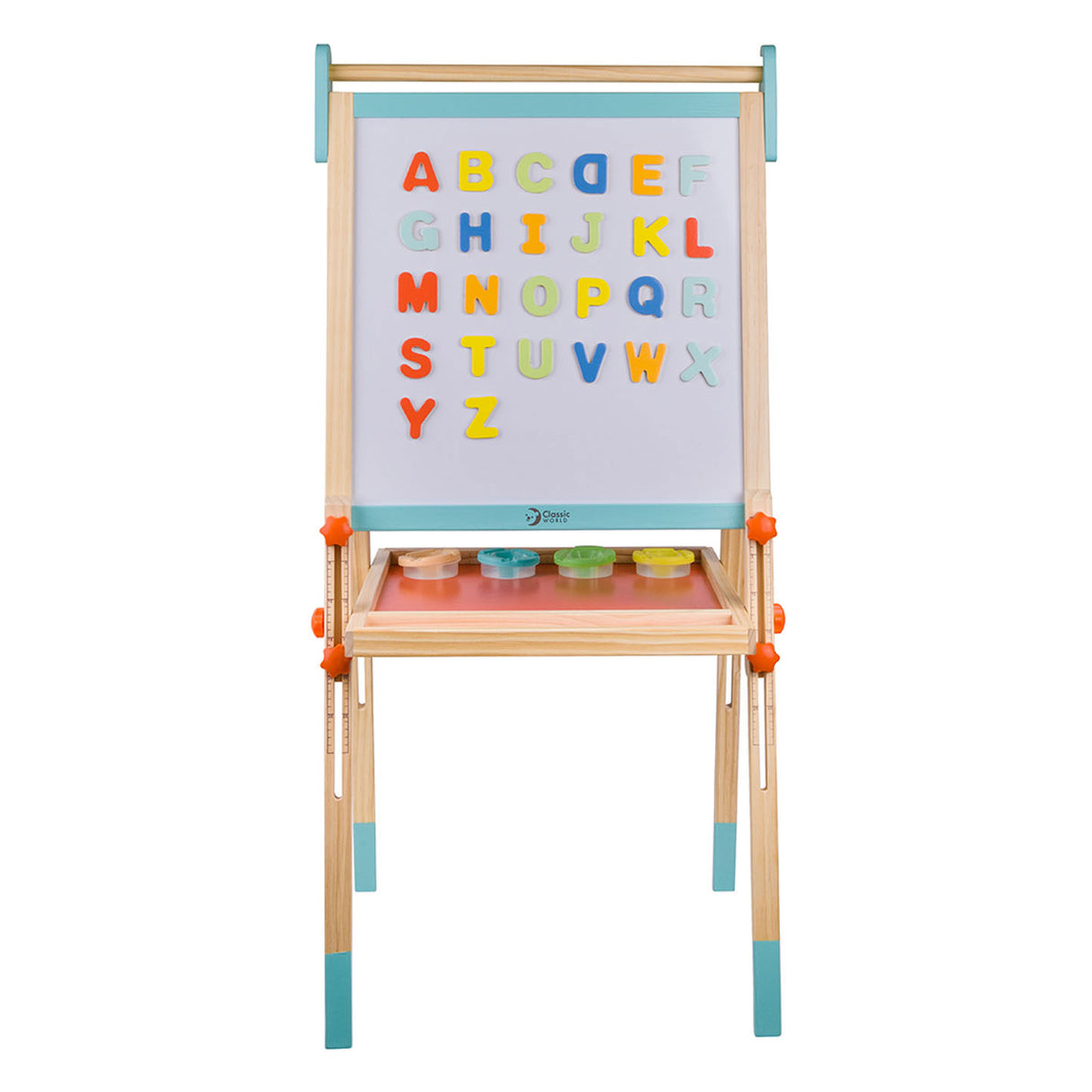 Classic World World Houten Magneeten Schoolbord 2in1, 39dlg.