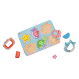 Classic world houten puzzel oceaan dieren, 13st.