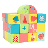 Classic World World Houten Sweet Cube Bouwblokken