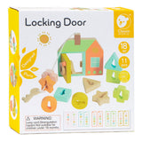 Classic world houten vormenhuis slot spel - educatief speelgoed 11-delig.