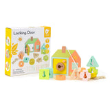 Classic world houten vormenhuis slot spel - educatief speelgoed 11-delig.