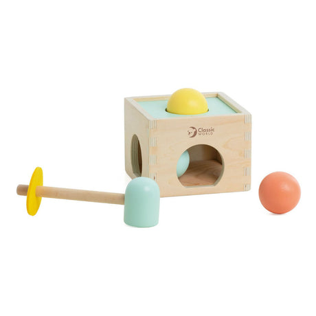 Classic world houten speelgoed box baby 6-12 maanden educatief.