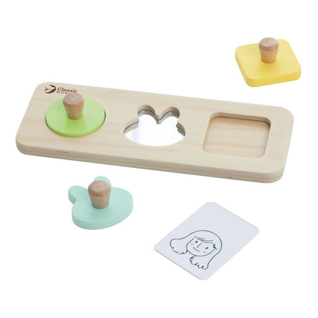 Classic world houten speelgoed box baby 6-12 maanden educatief.