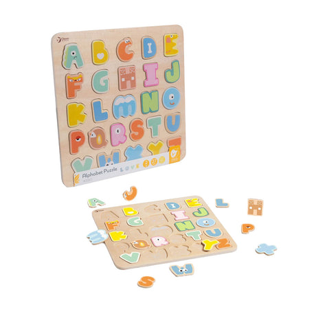 Classic world houten alfabet puzzel, 27dlg.