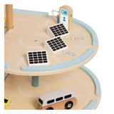 Classic world houten speelgoed garage duurzaam met accessoires 19-delig.