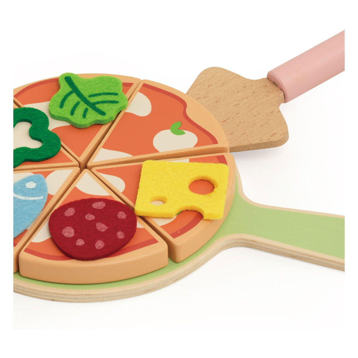 Classic world world houten pizzaoven speelset, 7dlg.