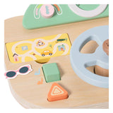Classic world houten speelgoed stuurwiel met accessoires voor kinderen.