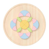 Classic world klassieke wereld mandala puzzel - houten bloemen mozaïek
