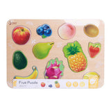 Classic world houten puzzel fruit - educatief speelgoed voor peuters.