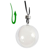 Creativ company decoratie kerstballen tweedelig, 5st.