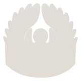 Creativ company http: www.cchobby.nl wrap-around-engelen-h-10-5-cm-d-7-cm-230-gr-wit-25-stuk-1-doos