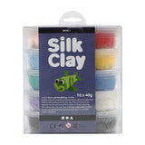 Silk Clay Basiskleuren, 10x40gr.