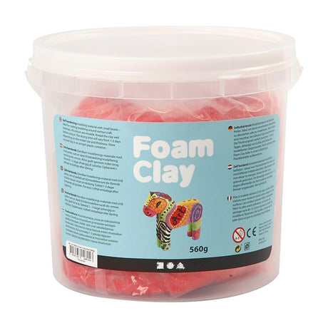 Foam clay ®, 560 gr, rood