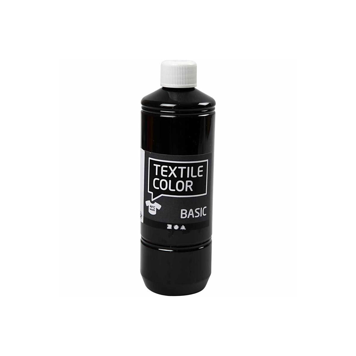 Creativ Company Textielverf Zwart, 500ml