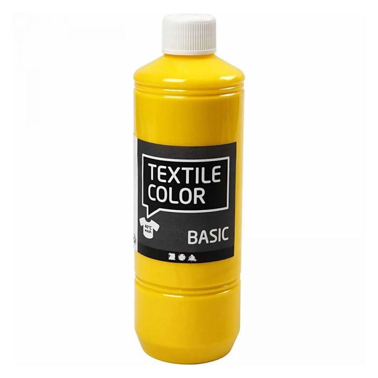 Creativ Company Textielverf Primaire kleuren, 5x500ml