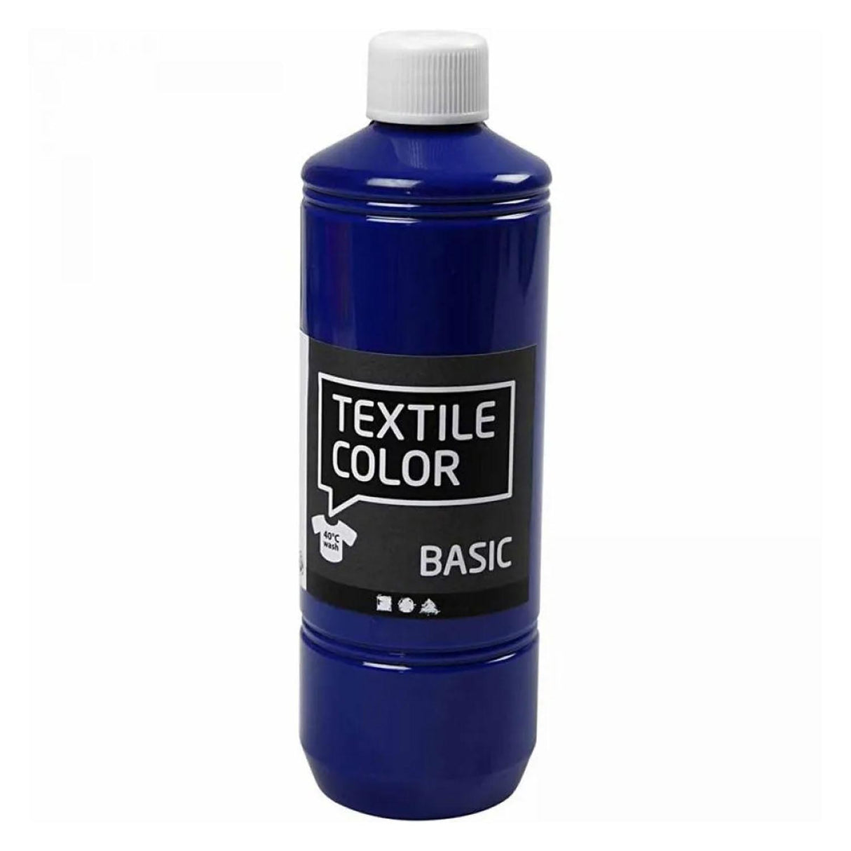 Creativ Company Textielverf Primaire kleuren, 5x500ml