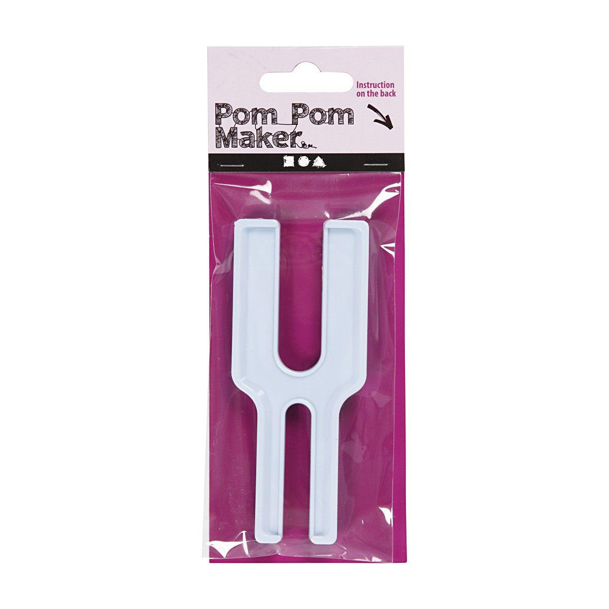 Creativ company http: www.cchobby.nl pom-pom-maker-gereedschap-l-12-cm-b-5-cm-1-stuk