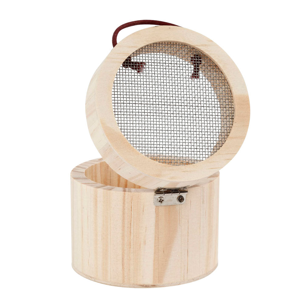 Creativ company ronde houten insectenkooi