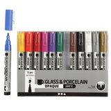 Creativ company https: www.cchobby.nl glas-porseleinstiften-lijndikte-1-2-mm-semi-dekkend-diverse-kleuren-12-stuk-1-doos